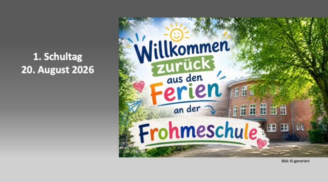 1. Schultag